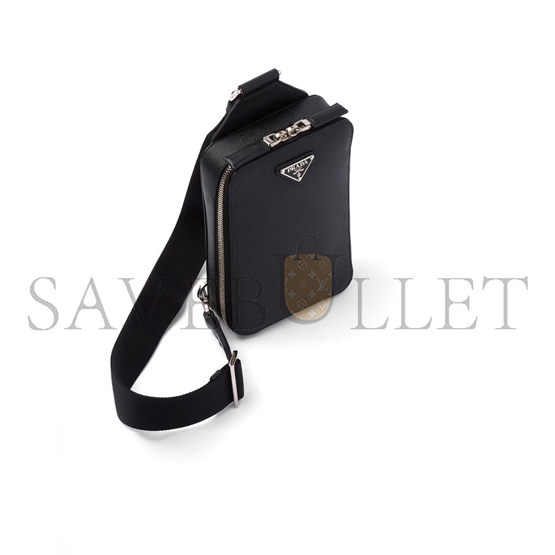PRADA BRIQUE SAFFIANO LEATHER BAG 2VZ106 (20*14*4cm) PRADA BRIQUE SAFFIANO LEATHER BAG 2VZ106 (20*14*4cm)